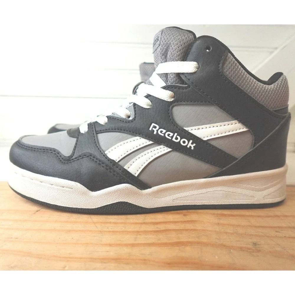 Reebok Royal BB45000 HI 2 Lifestyle‎ Sneakers Men's 6/Women's 7.5 Black Grey